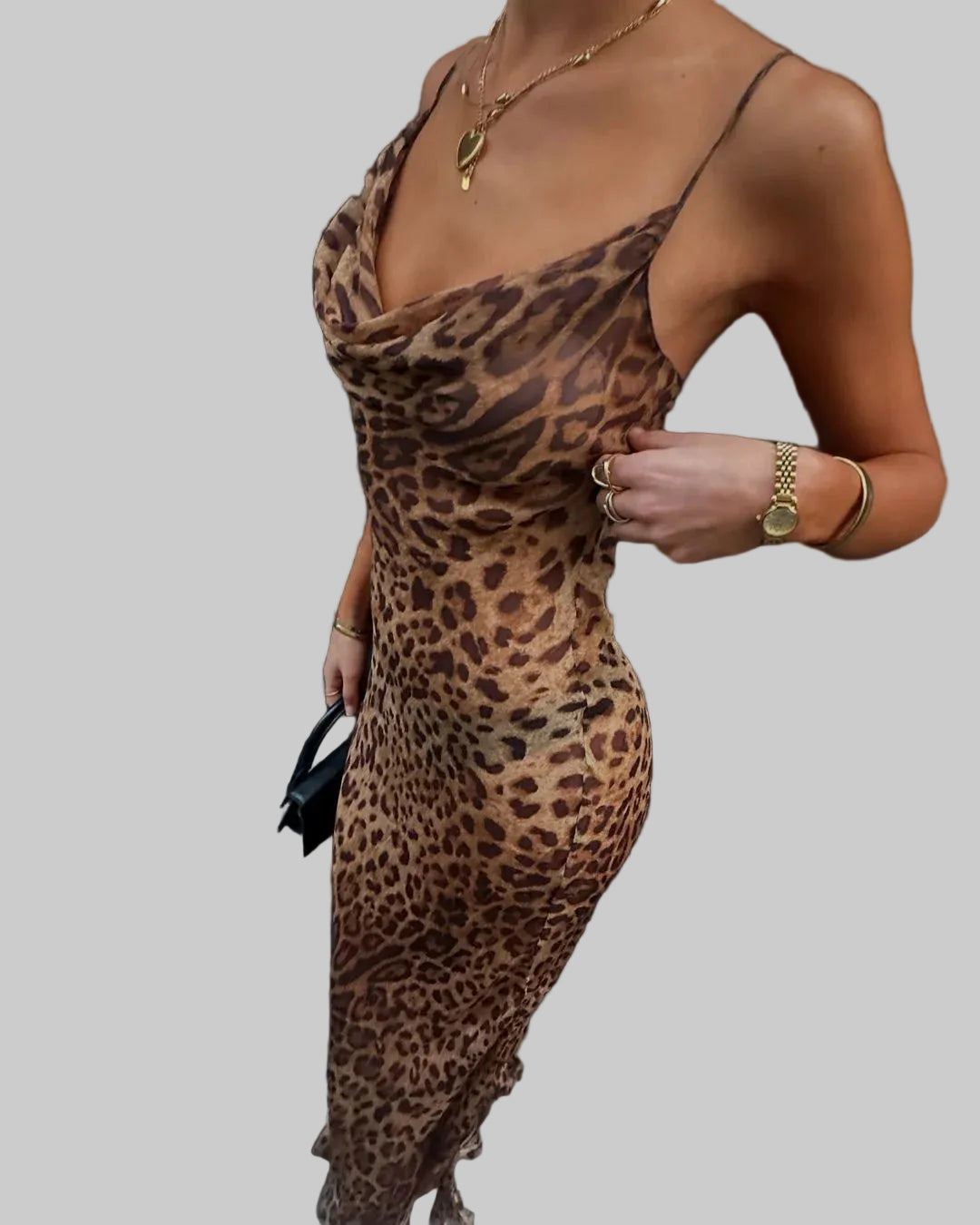 Roxane Leopard Print Dress: Bold &amp; Trendy Style