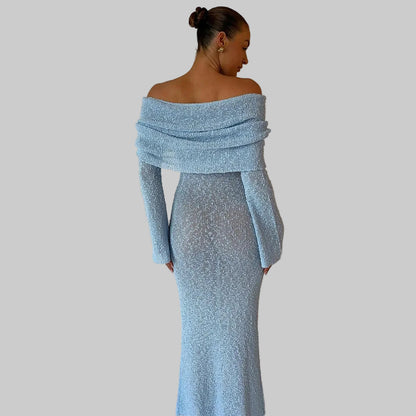 Drama Chic Elegant Long Dress Sophistication &amp; Audacity